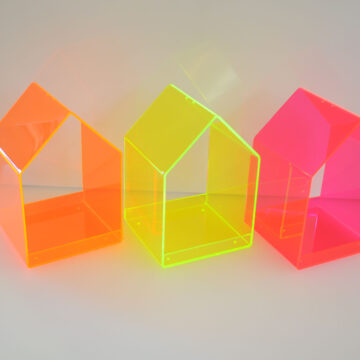 Deko huse i fluorescerende acryl